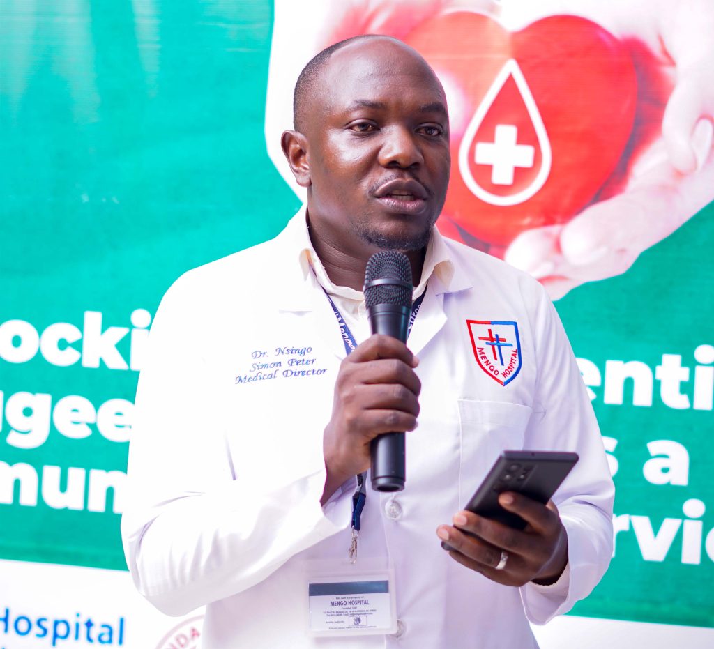 Dr. Simon Peter Nsingo, the medical Director from Mengo Hospital Uganda