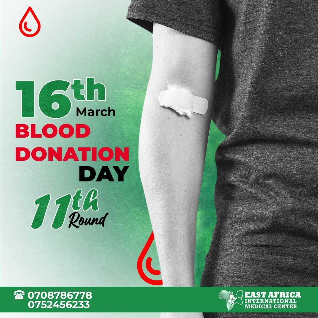 East Africa Medical Center Blood Donation on 16th March 2024