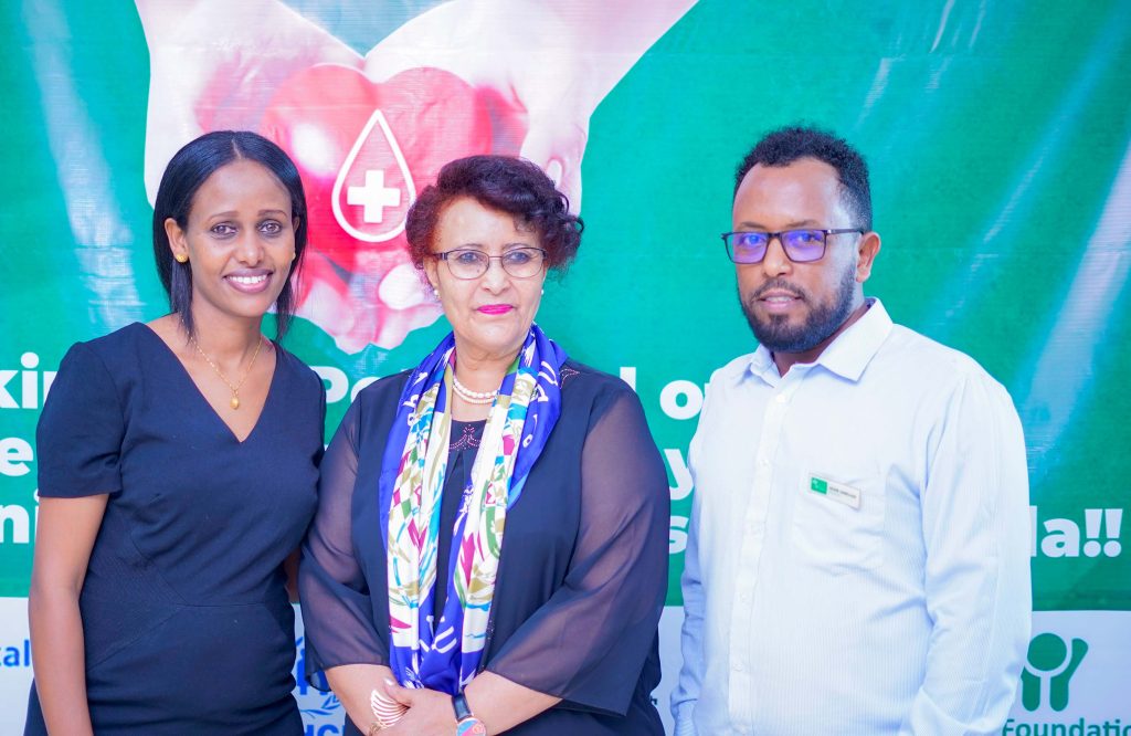 Madame Azieb Kidane Hailu, Head of Consular Affairs at the Embassy of the State of Eritrea with the Chairman and CEO of East Afria International Medical Center