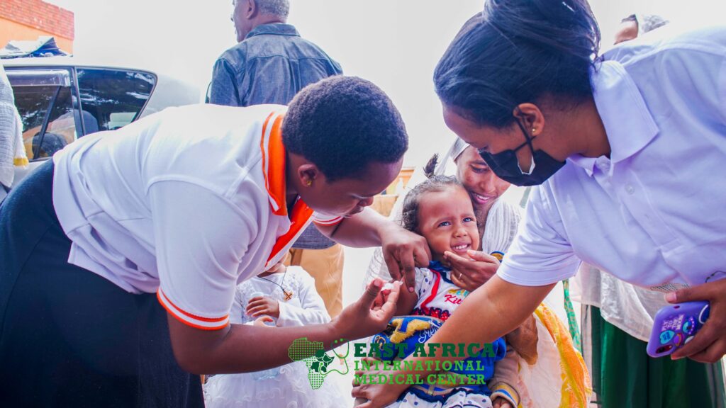 Yellow Fever Vaccination Schedule of the East Africa International Medical Center Team Working on the Community Members.